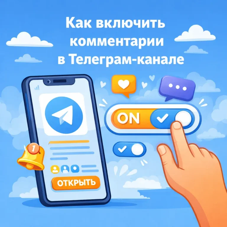 как включить комментарии в телеграм канале