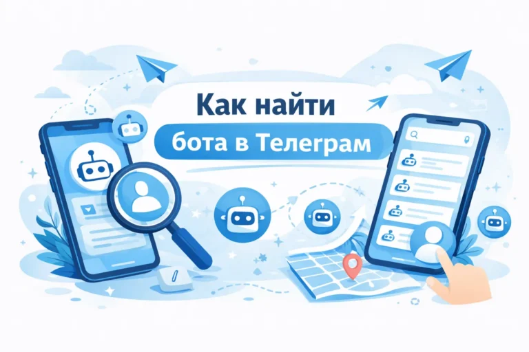 как найти бота в телеграм