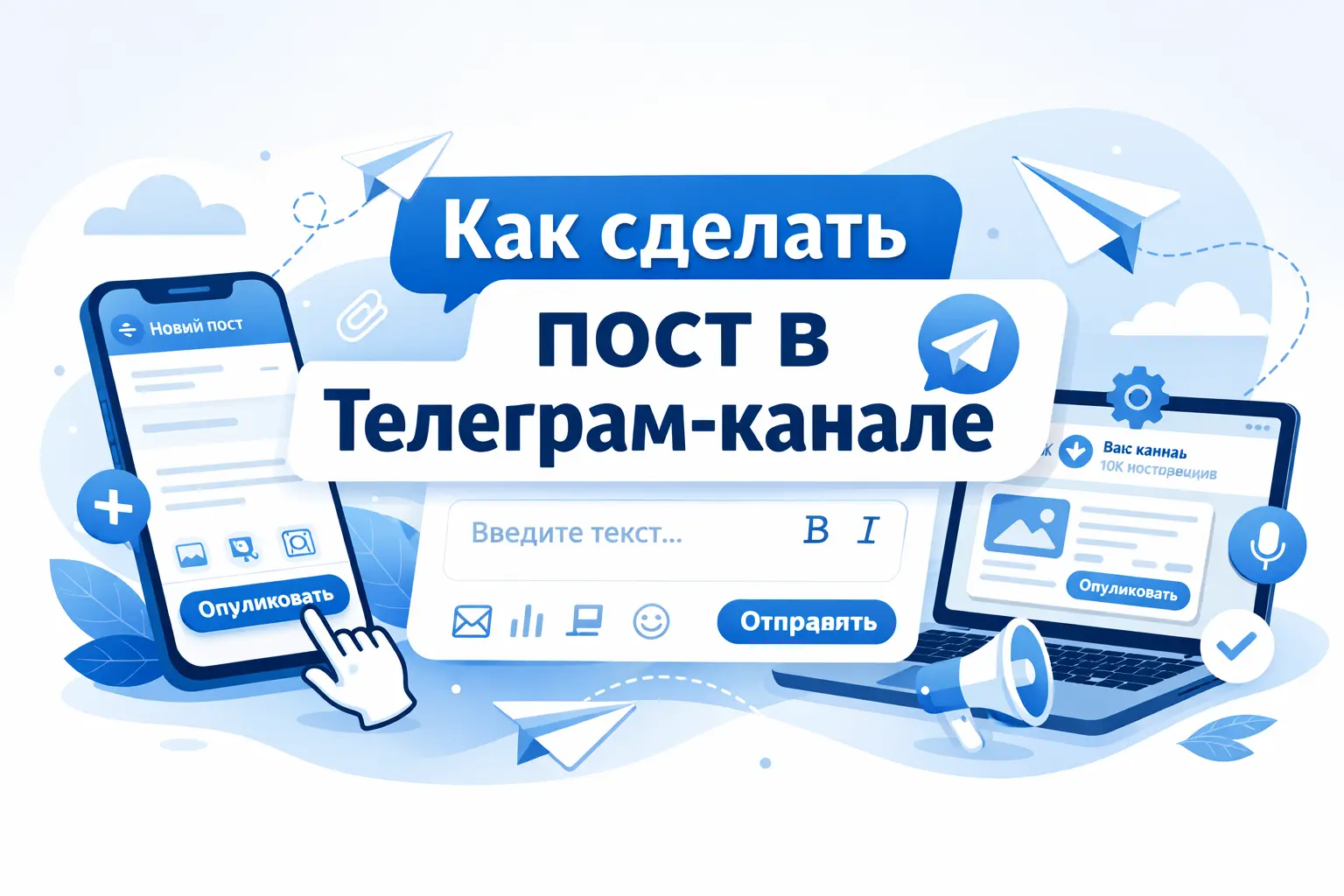 как сделать пост в телеграм канале