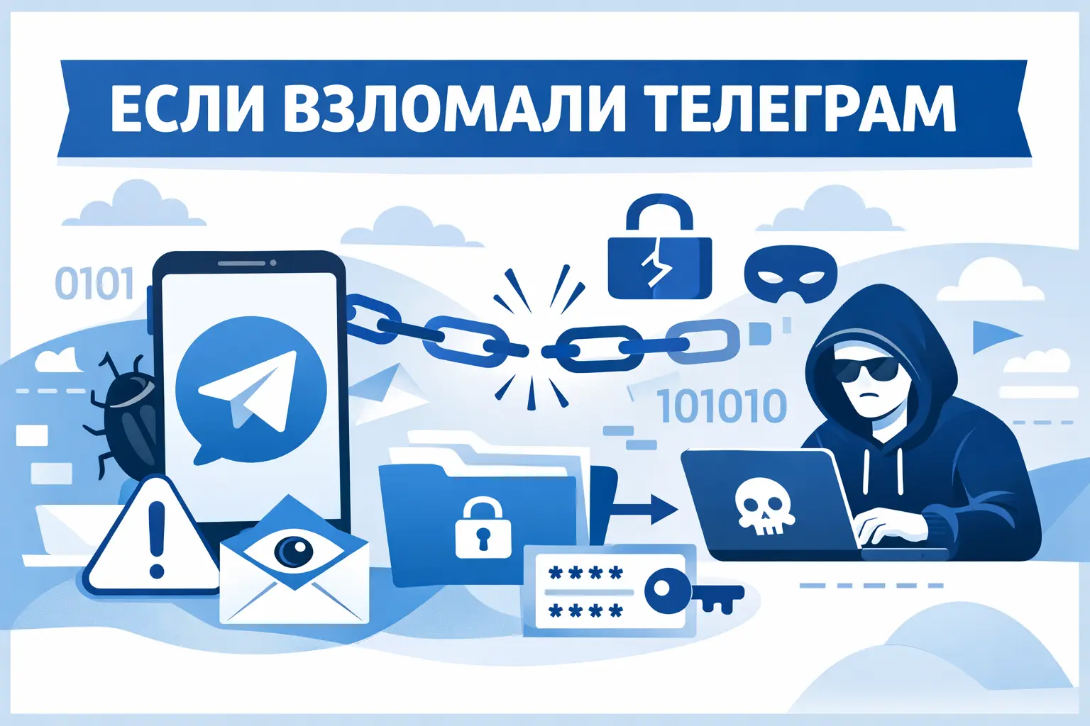 если взломали телеграм