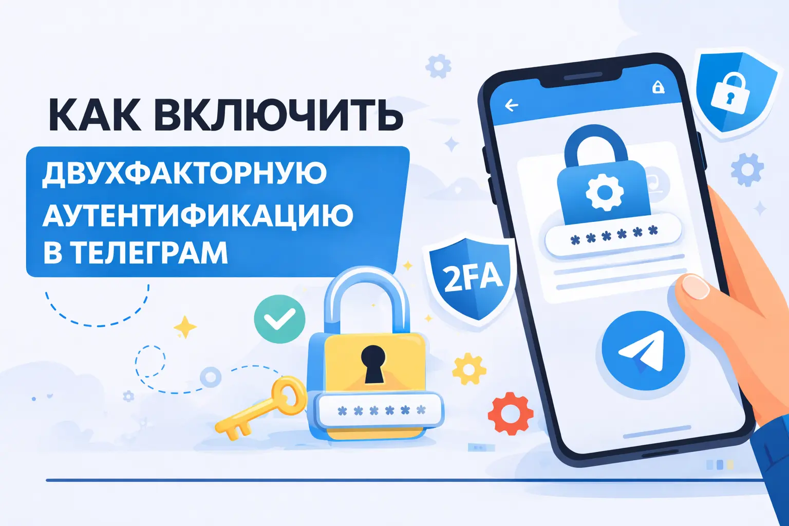 как включить двухфакторную аутентификацию в телеграм