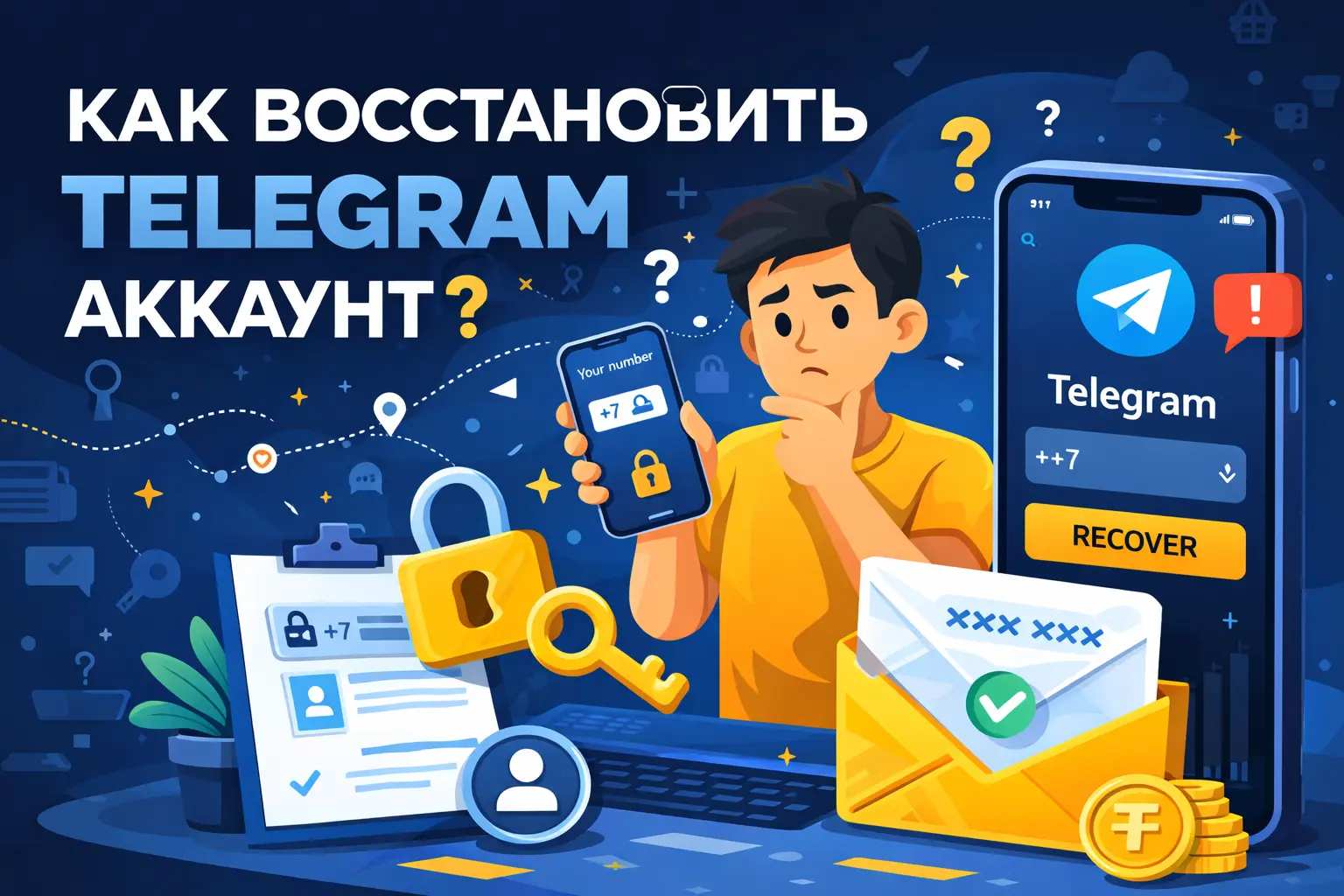 как восстановить аккаунт в telegram