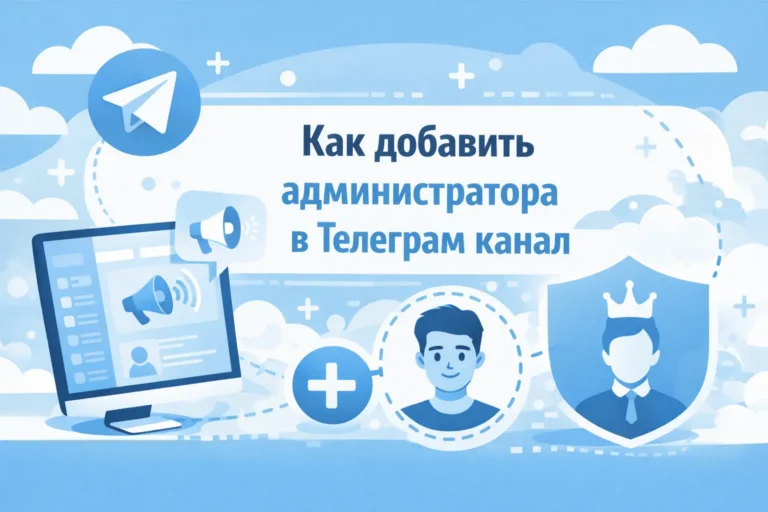 как добавить администратора в телеграм канал