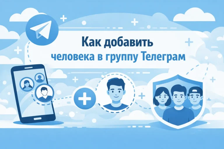 как добавить человека в группу телеграм (2)