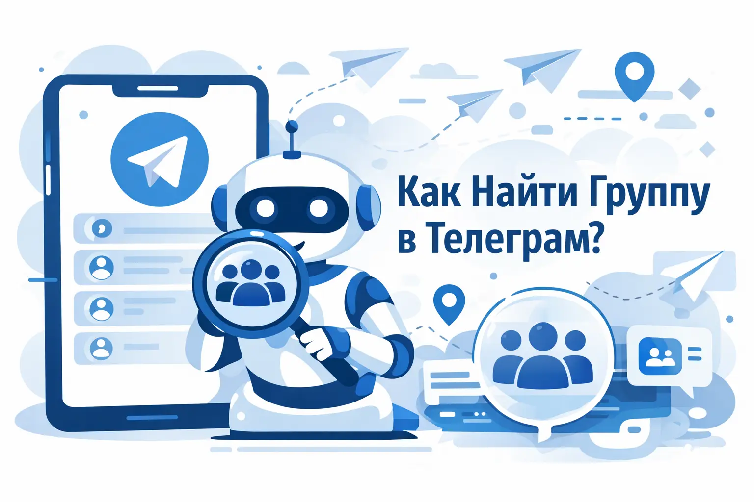 как найти группу в телеграм