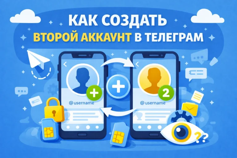 как создать второй аккаунт в телеграм