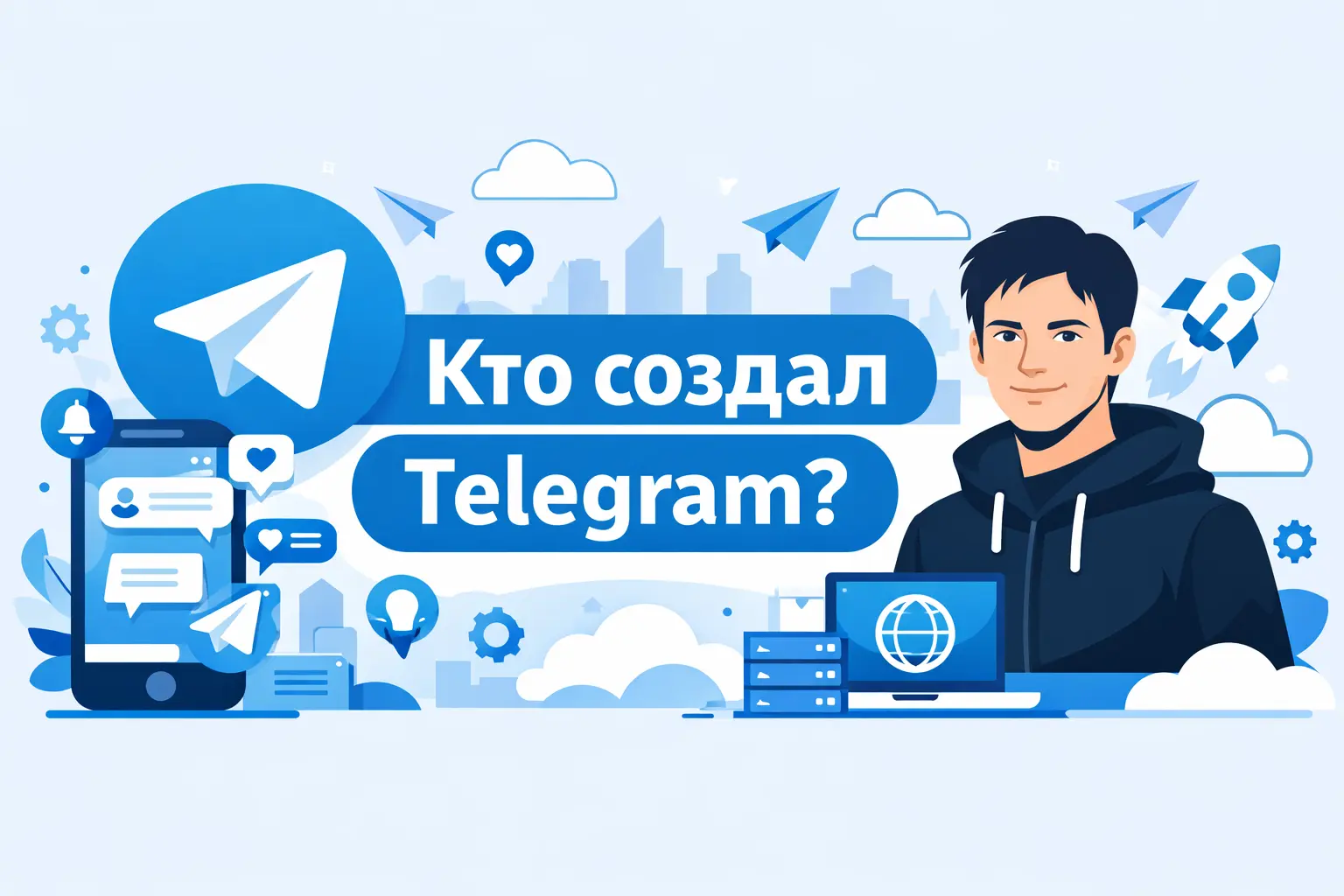 кто создал telegram