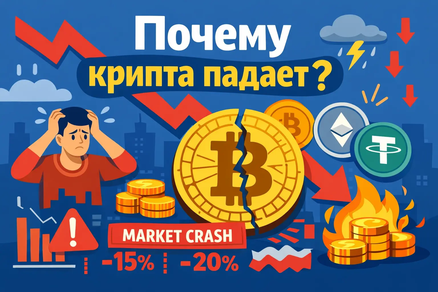 почему крипта падает