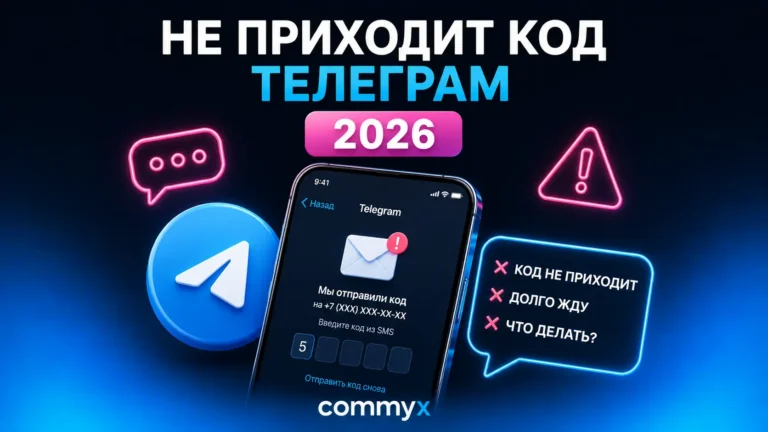 не приходит код телеграм 2026