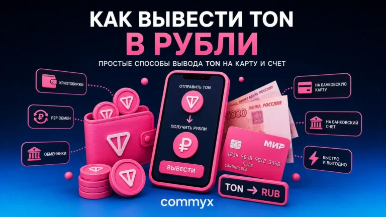 как вывести ton в рубли