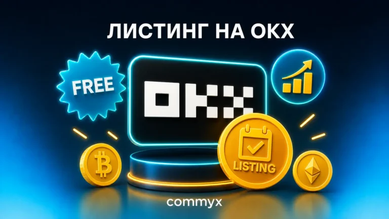 листинг на okx