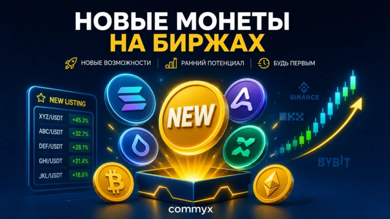 новые монеты на биржах