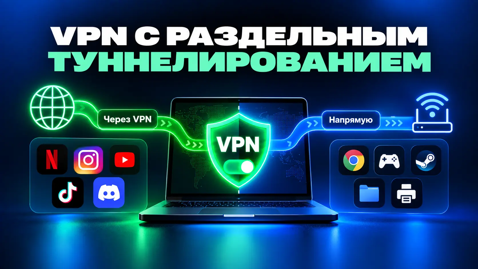 VPN с раздельным туннелированием