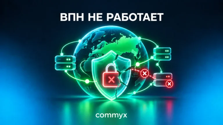 ВПН не работает_ неоновая ошибка сети