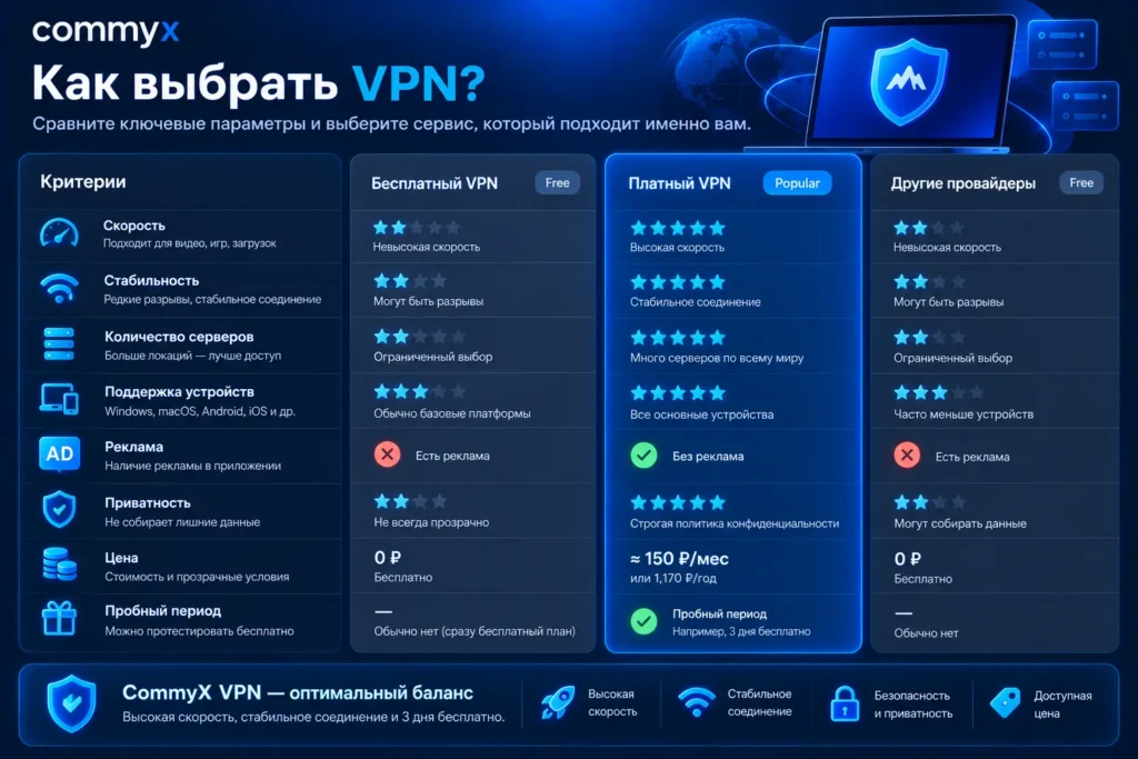 Какой VPN лучше выбрать в 2026 году