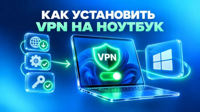 Как установить VPN на ноутбук