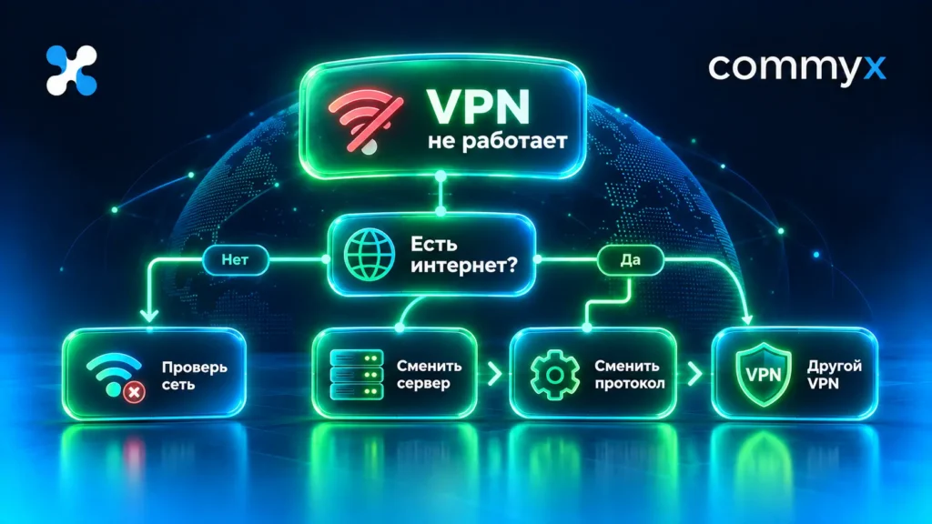 Почему не работает VPN в 2026 году: причины и решения